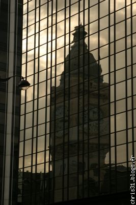 Reflet de la gare d'Austerlitz.