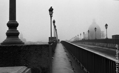 Brouillard sur le pont St Pierre.