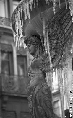 Fontaine gelée.